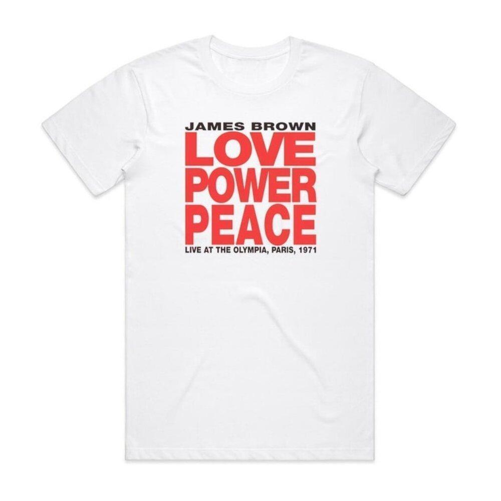 James Brown Love Power Peace Live At The Olympia 1971 Album Graphic Tee